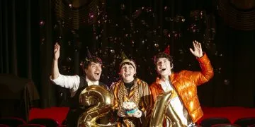 Glasgow Film Festival turns 20 with people celebrating with a birthday balloon