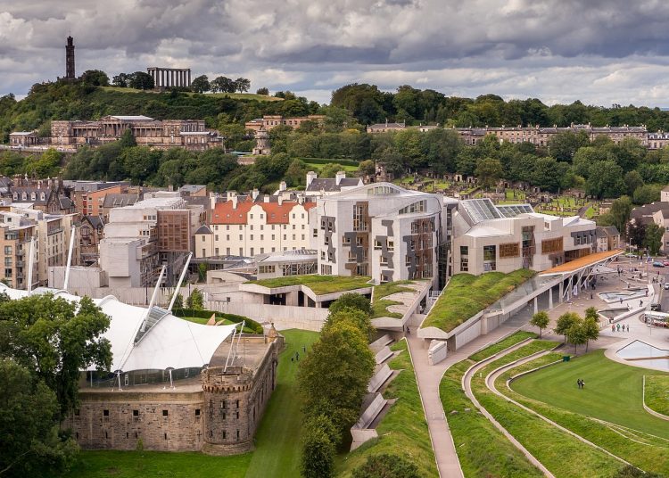 The Scottish Parliament in Edinburgh
