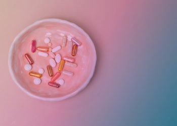 Illustration of pills depicting trans people self medicating