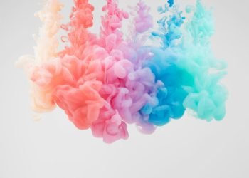 Paint clouds representing UK Supreme Court ruling on definition of 'woman'
