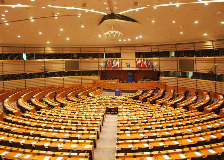 European Parliament photograph representing Europe's leadership