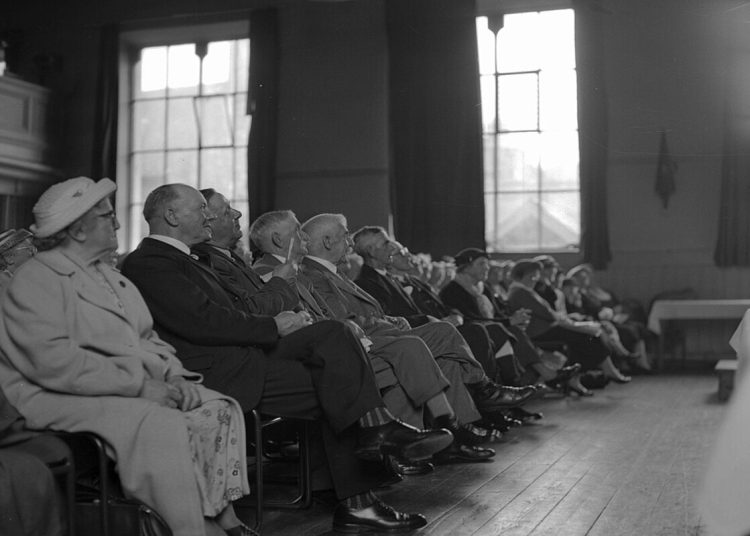 A photo of a gathering of pensioners for Pensions in an independent Scotland Part 3