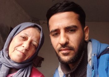 Hanan and Ahmad portraits depicting their story